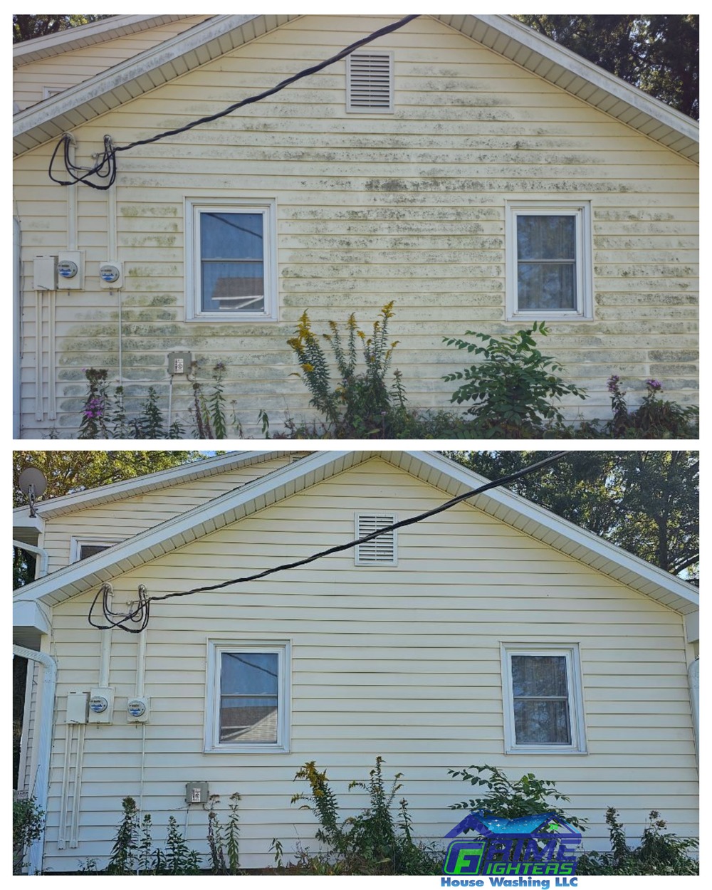 🏠 Project Highlight: Grime Fighters House Washing Revitalizes Maryannes Home in St. Joseph, Missouri! 2